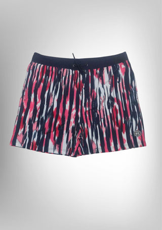 SHORT DE BAIN HOMME ROUGE NOIR