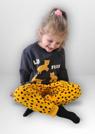 vetement enfant pyjama jaune noir